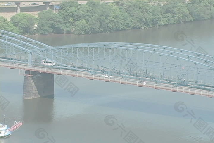 船在桥下的视频录像，匹兹堡的股票