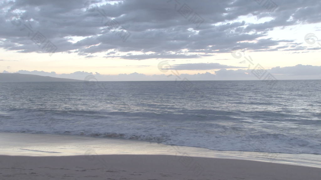 完美的海滩场景股票视频 视频免费下载