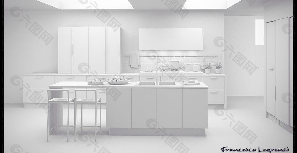 厨房效果图图片