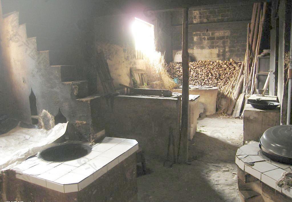 徽州老式厨房图片