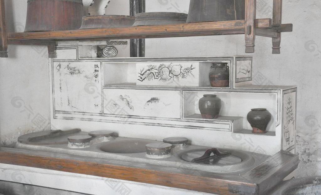 传统老厨房图片