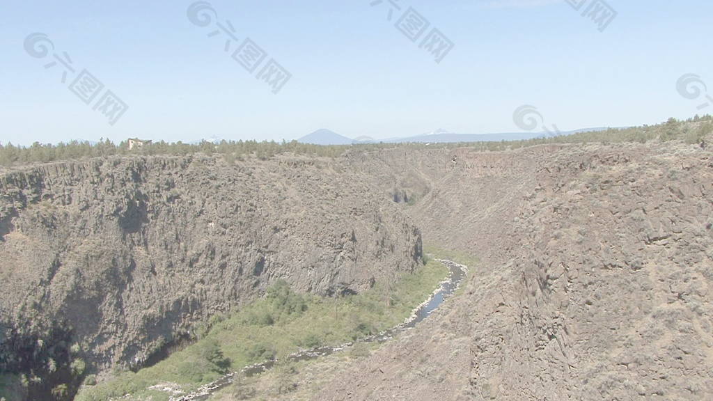 俄勒冈曲河峡谷3股票的录像 视频免费下载