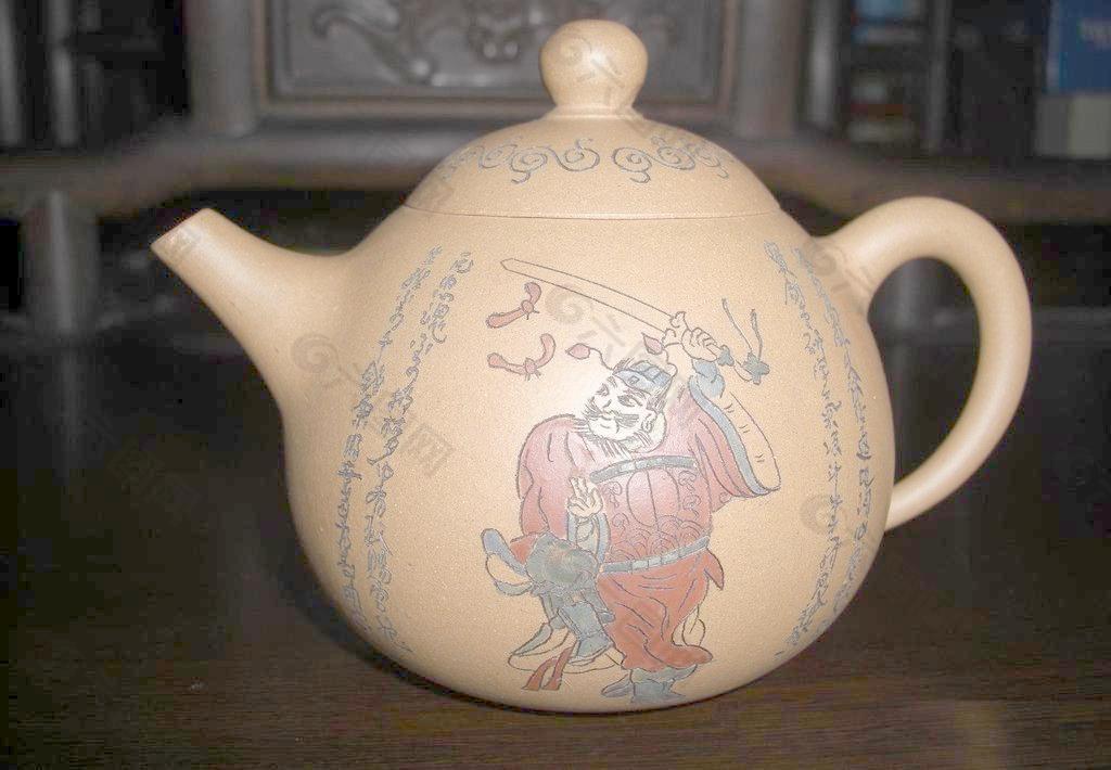 黄泥陶土 茶壶图片