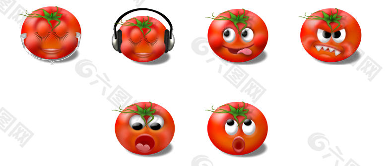 可爱的西红柿表情