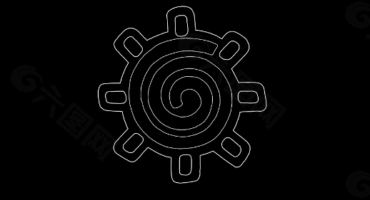 线条太阳动态特效