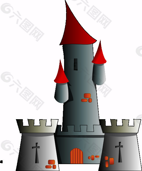 城堡城堡要塞城堡剪贴画