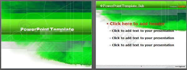 绿色国外经典PPT模板