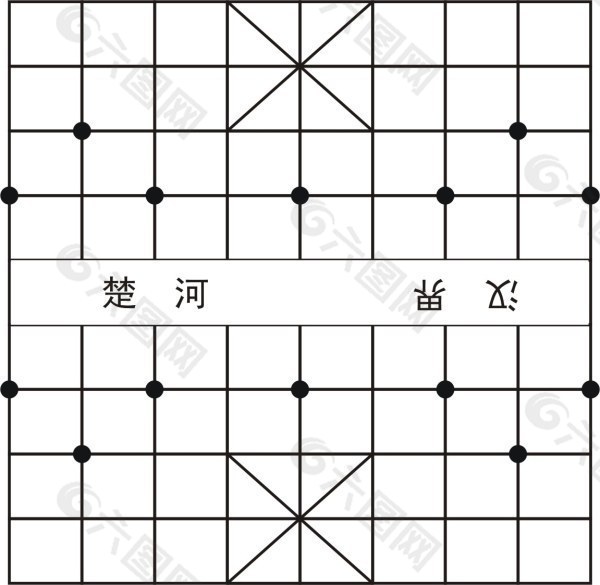 中国象棋棋容易矢量素材