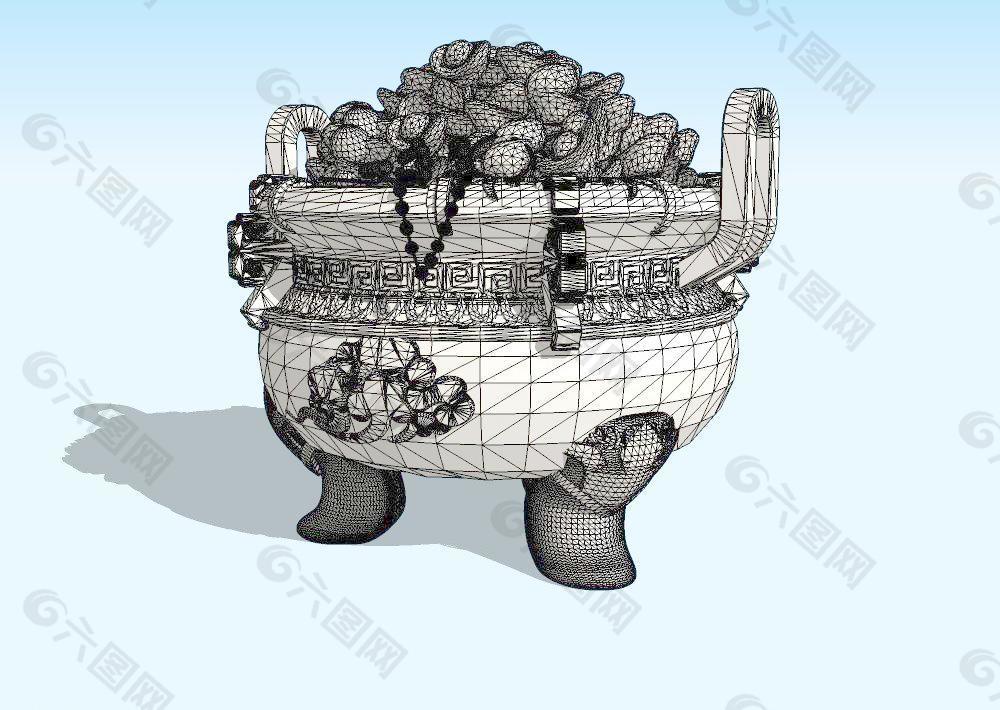 宝鼎3d模型