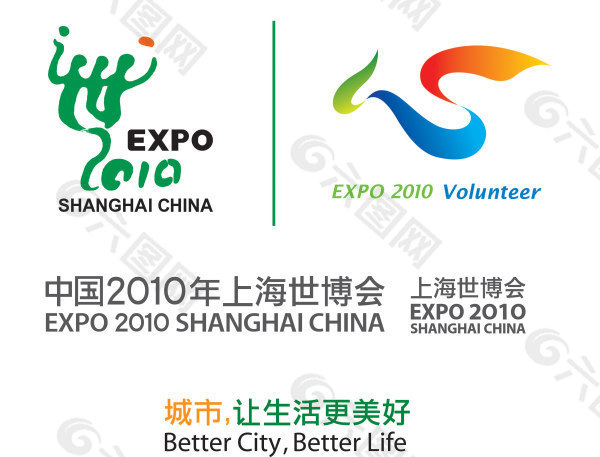 2010上海世博会的主题的名称，标识