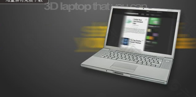 笔记本电脑销售AE模板展示片头