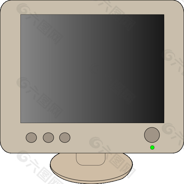 LCD平板显示器的剪辑艺术