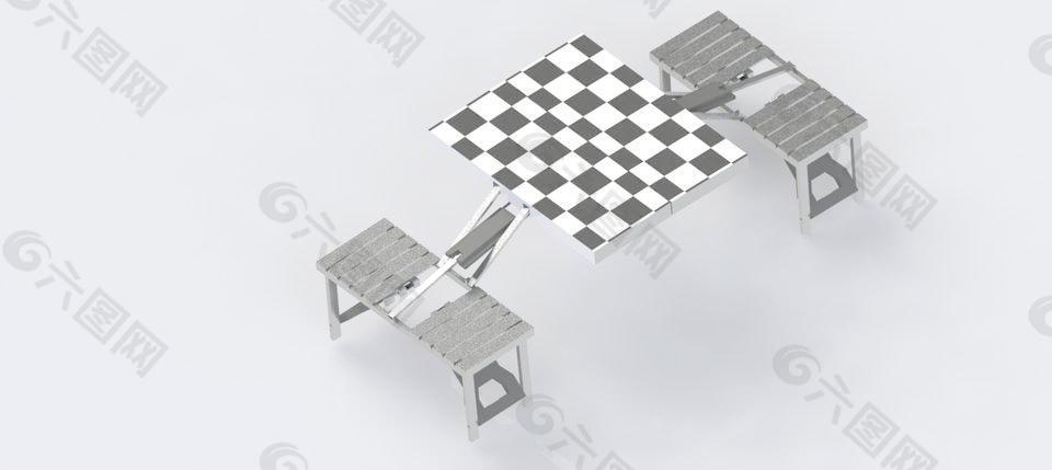 可折叠的桌子和椅子
