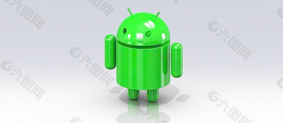 3D Android标志