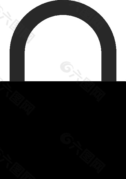 padlock_silhouette剪贴画