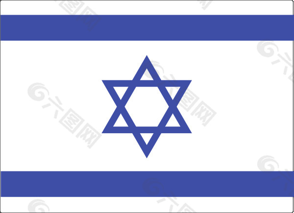 以色列国旗的剪辑艺术