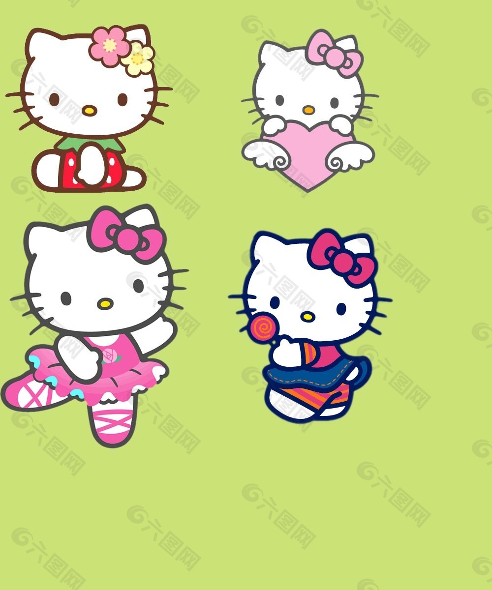 四种HelloKitty素材