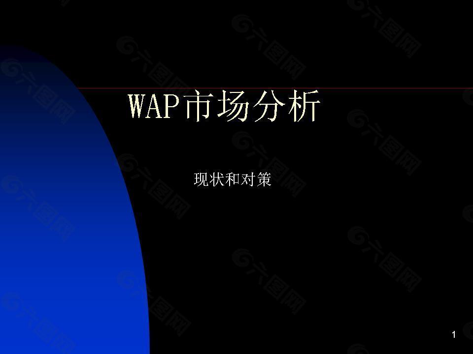 WAP市场分析ppt模板