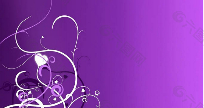 紫色花纹LED屏幕背景视频素材
