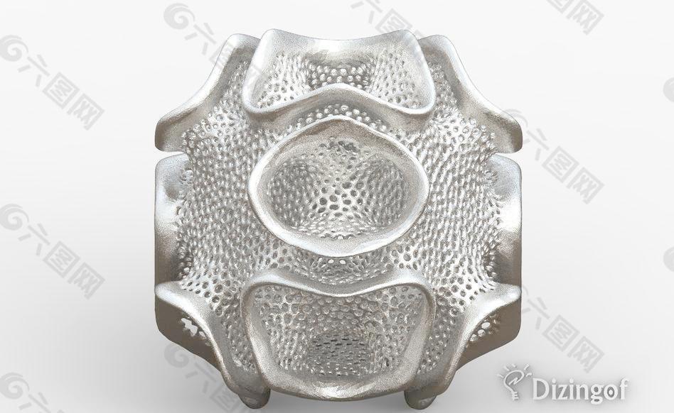 舍恩的三维表面的花瓶-数学艺术的“dizingof市普立得