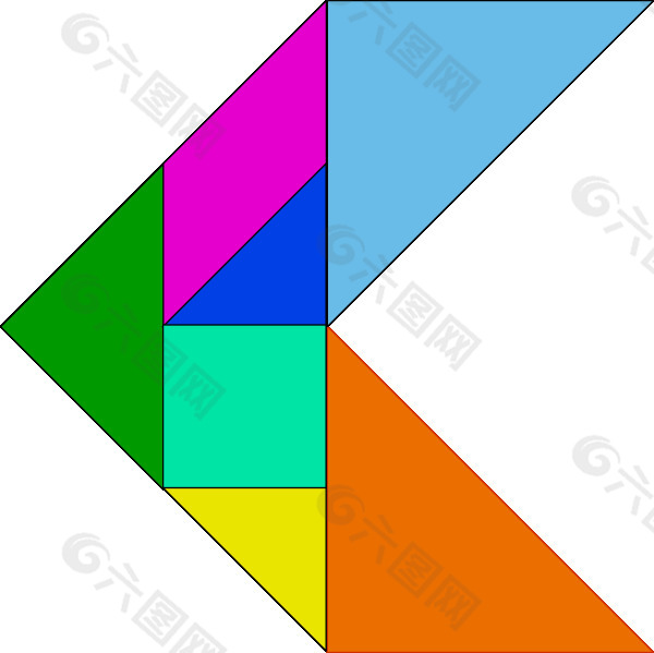 tangram-12剪贴画