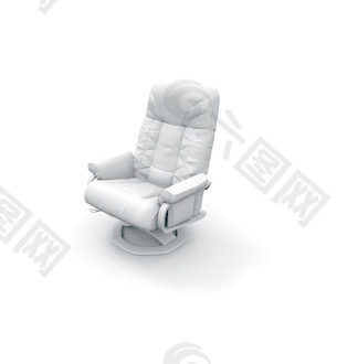大班椅3d模型沙发3d模型 7