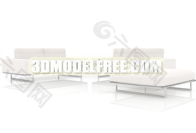多人沙发3d模型沙发图片 20