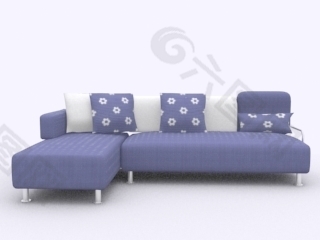 沙发组合3d模型沙发3d模型 20
