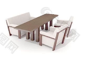 沙发组合3d模型沙发3d模型 24