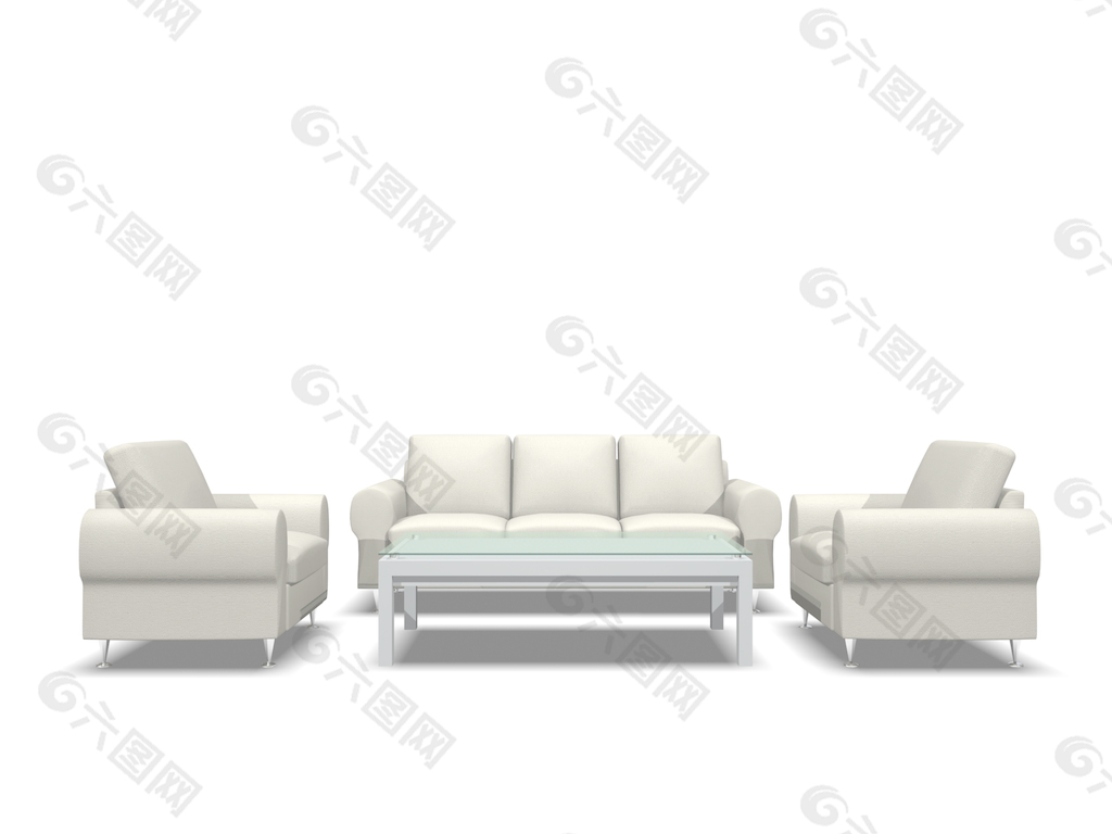沙发组合3d模型沙发3d模型 49