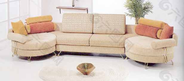 沙发组合3d模型家具3d模型 111