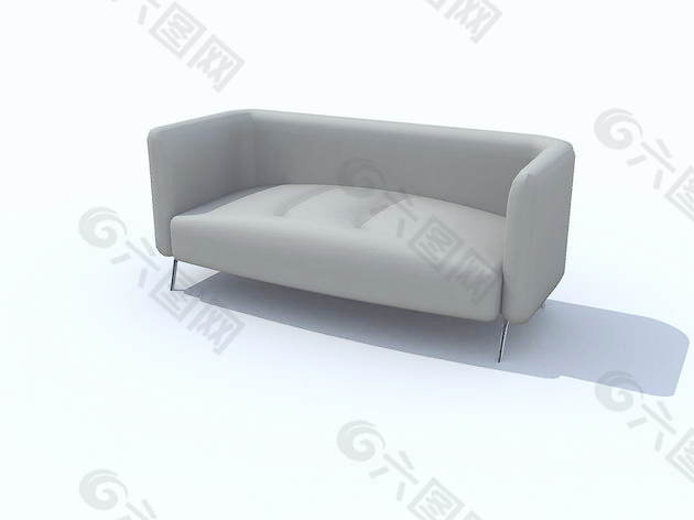双人沙发3d模型沙发图片 37