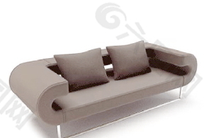 双人沙发3d模型家具图片 66