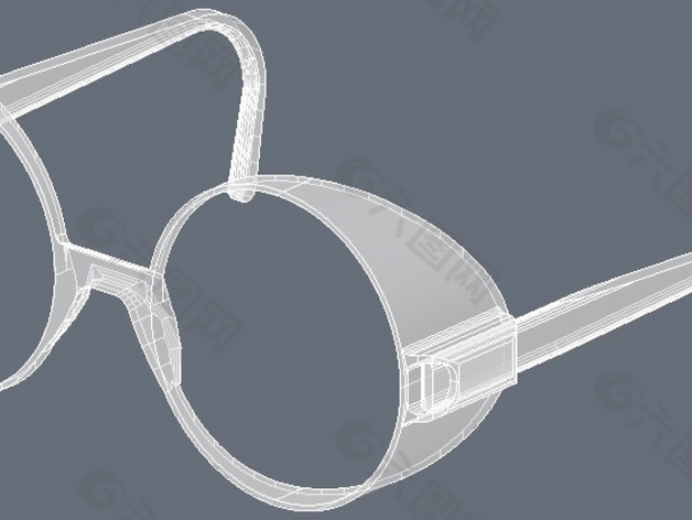 眼镜架镜头55mm滤波器