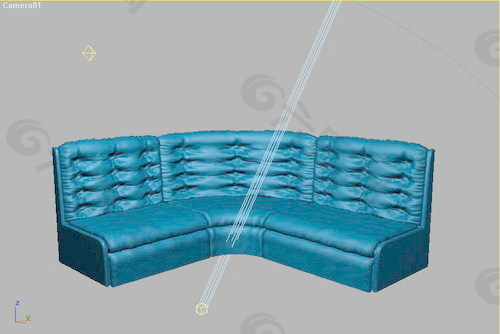 常用的沙发3d模型沙发效果图 616