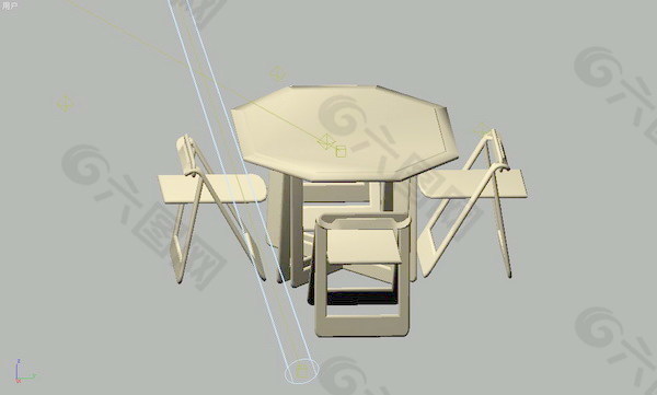 餐桌3d模型家具图片 33