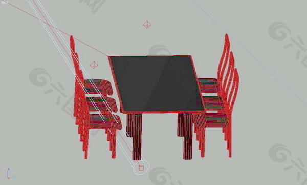 餐桌3d模型家具3d模型 35