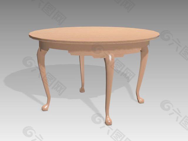 中式桌子3d模型桌子图片 12