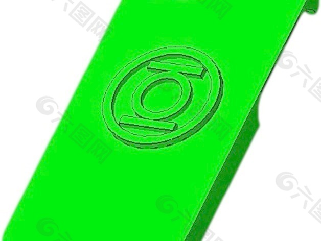 iPhone 5例绿色灯笼