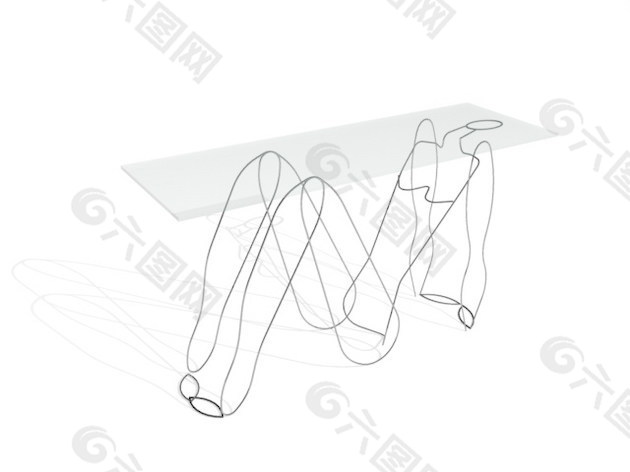 国外精品茶几3d模型茶几图片 43