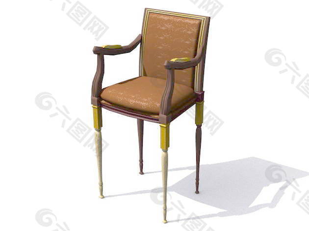 欧式椅子3d模型家具模型 69