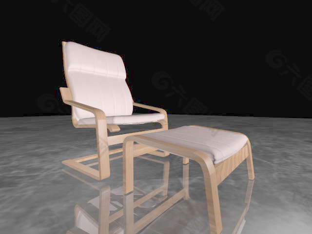 躺椅3d模型家具模型 40