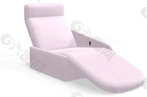 躺椅3d模型家具效果图 43
