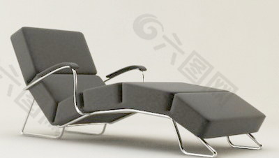 躺椅3d模型家具图片 51
