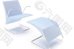 躺椅3d模型家具模型 53