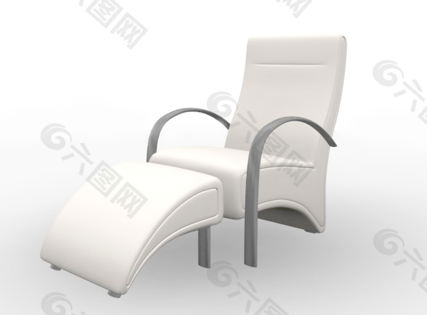 躺椅3d模型家具图片 38