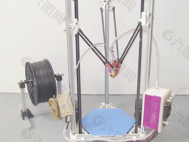 完整的科塞尔迷你3D打印机配件