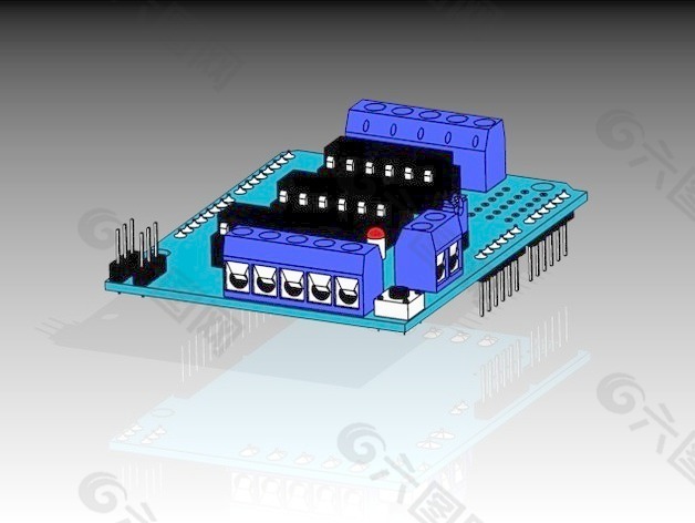 Adafruit电机屏蔽V1.2为Arduino