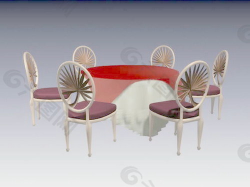 常用的椅子3d模型家具图片 489