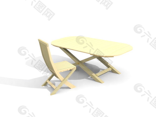 漂亮的桌椅3d模型家具图片素材 82